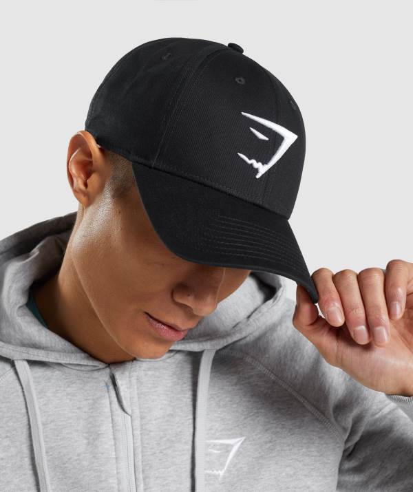 Panske Čiapky Gymshark Sharkhead Čierne | ZC8593470